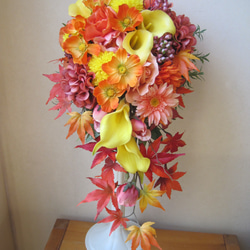 サンセットオレンジ ブーケ のおすすめ人気通販｜Creema(クリーマ