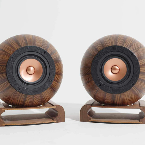 【超歓迎】 月の響」 ムーンコンチェルト 木製球体スピーカー その他家具 スピーカー・ウーファー