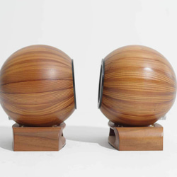 「月の響」　ムーンコンチェルト　木製球体スピーカー 4枚目の画像