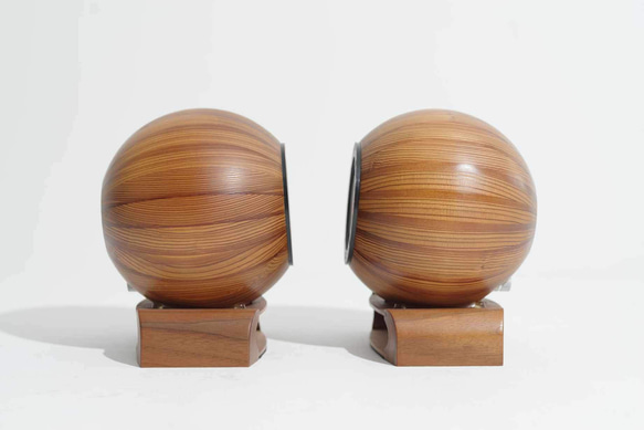 「月の響」　ムーンコンチェルト　木製球体スピーカー 