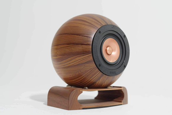 「月の響」　ムーンコンチェルト　木製球体スピーカー 