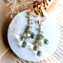 グリーンアメジスト　アパタイト グリーンアメジスト×グリーンアパタイト】エナブレス | Enajewelry