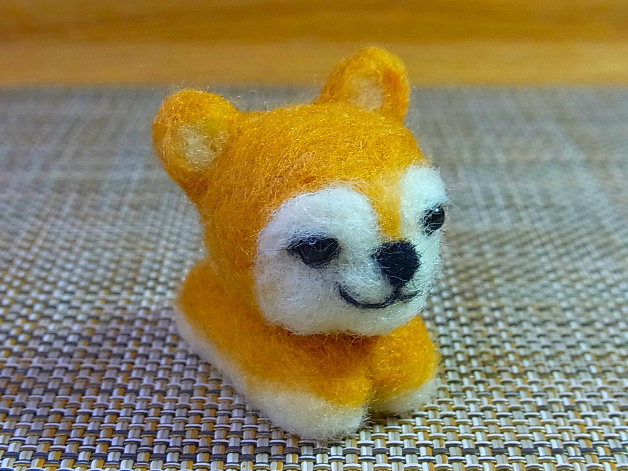 羊毛フェルト】峠の茶屋「しば団子」の看板犬、柴犬さくらちゃん - cte  