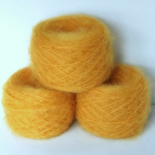 手染めの草木染毛糸（モヘア）No.783 たまねぎ 毛糸 せっぱこっぱ 通販