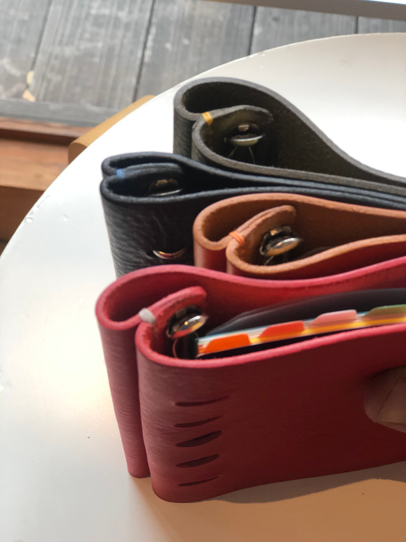 【限定】即納ギフトに！磨き仕上げのM5システム手帳 