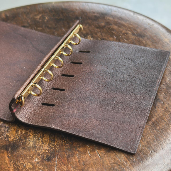 【限定】即納ギフトに！磨き仕上げのM5システム手帳 