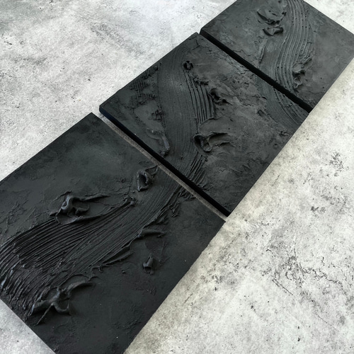 現代アート 3枚セット テクスチャーアート モダン 絵画 抽象画
