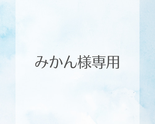 みえこ様オーダー専用ページ 専用ページ その他素材 auspicious 通販 17271784｜Creema(クリーマ)