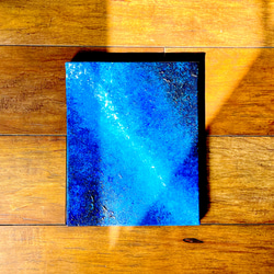 【零103】絵画  宇宙 青 空 海  抽象画 原画  インテリア 4枚目の画像