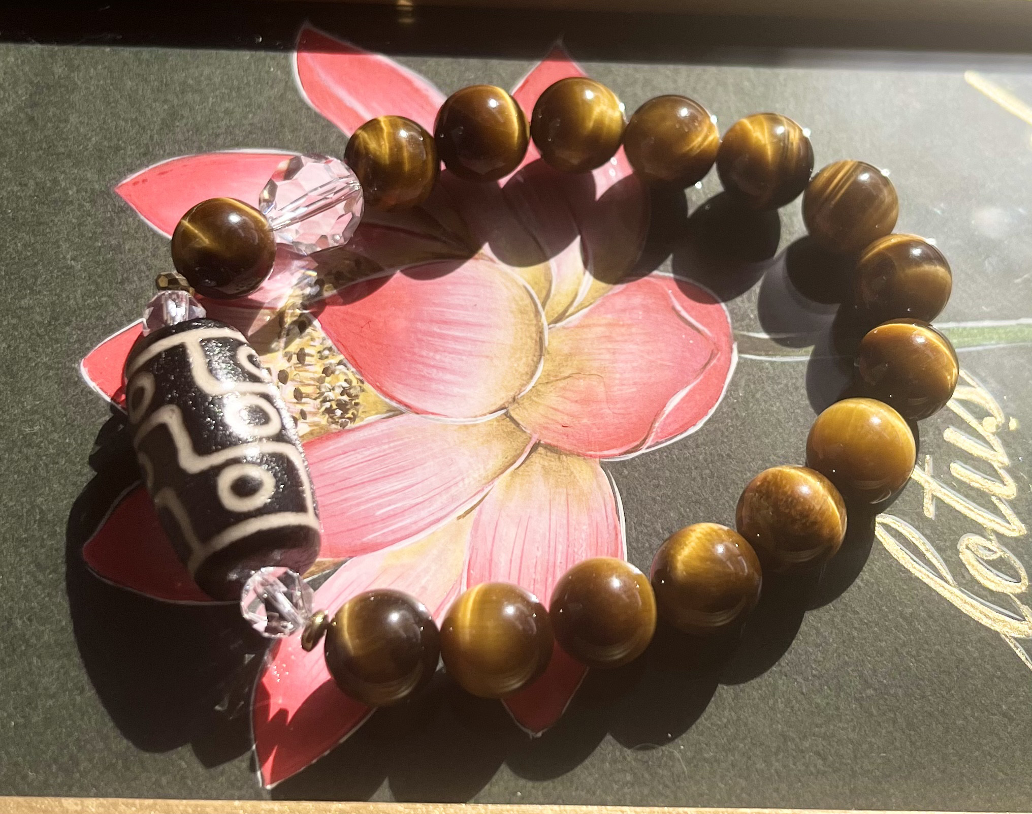 開光　九眼天珠