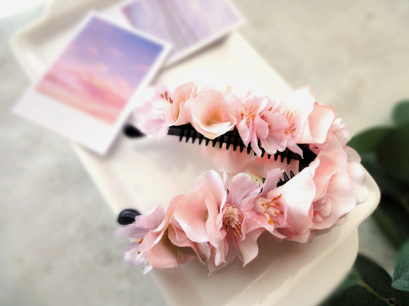 【限定数】恋桜のバナナクリップ ■ ライトピンク色  ■ 5枚目の画像