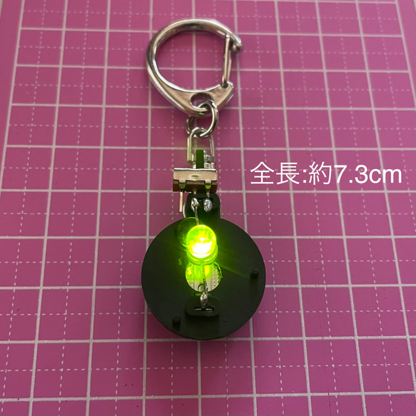 単色LEDキーホルダー　[one color LED keychain] 3枚目の画像