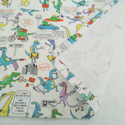 T様専用【恐竜】ランチョンマットとコップ袋のセット 35×35 28×20 巾着 保育園 幼稚園 男の子 ランチマット 3枚目の画像
