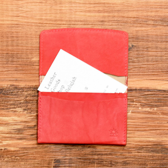 【限量特價】柔軟牛皮名片夾，卡包，HAK017 第6張的照片