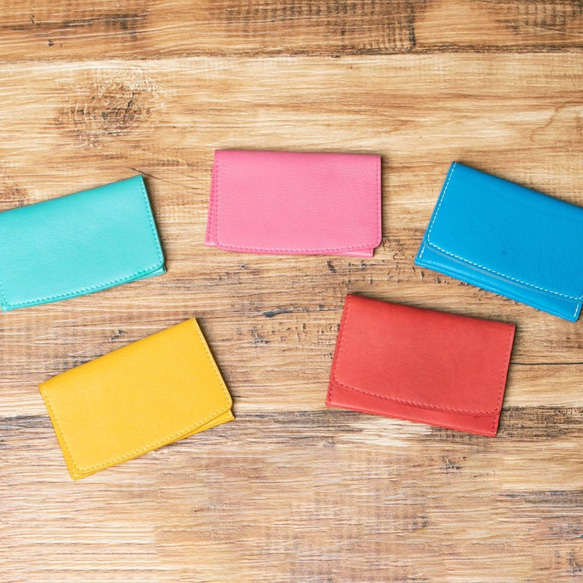 【限量特價】柔軟牛皮名片夾，卡包，HAK017 第1張的照片