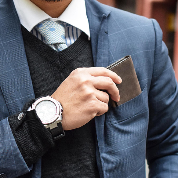 【限量特價】柔軟牛皮名片夾，卡包，HAK017 第2張的照片