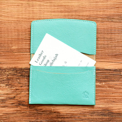 【限量特價】柔軟牛皮名片夾，卡包，HAK017 第8張的照片