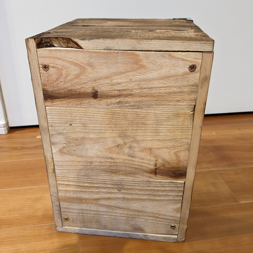 フロントバスケット 木箱 ウッドボックス 自転車やハンターカブ