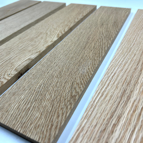 オークの薄板 【厚み約11mm×幅約85mm×長さ約400mm】【6枚入り】 板 端