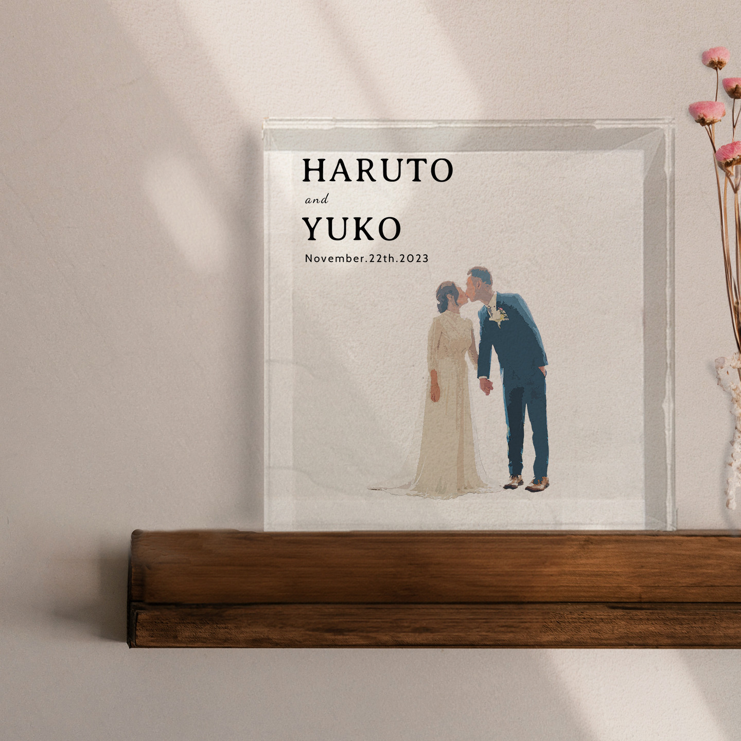 アクリルフォトフレーム（カップル）