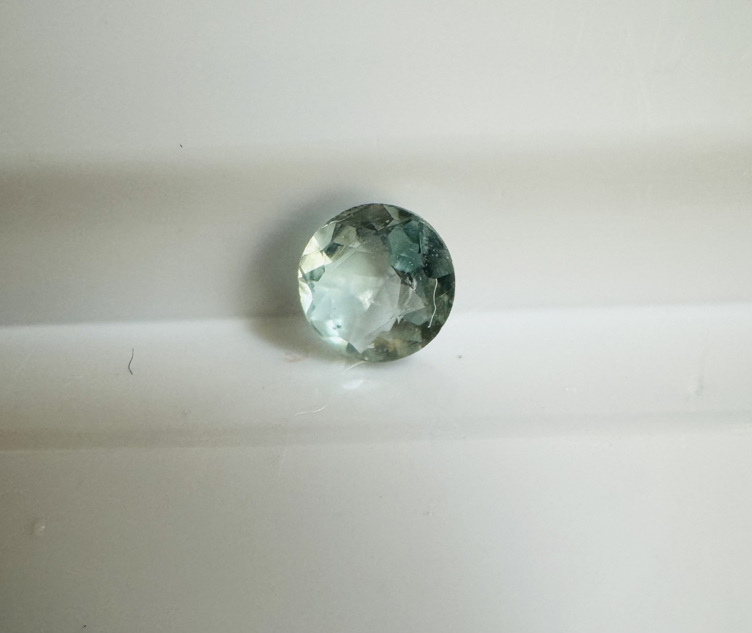 2)天然 アレキサンドライト ブラジル産 ラウンド ルース 3mm カラー  