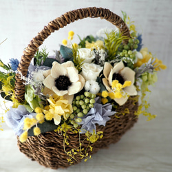 感謝の気持ちを伝える Flower basket pine flower -mimosa- 9枚目の画像