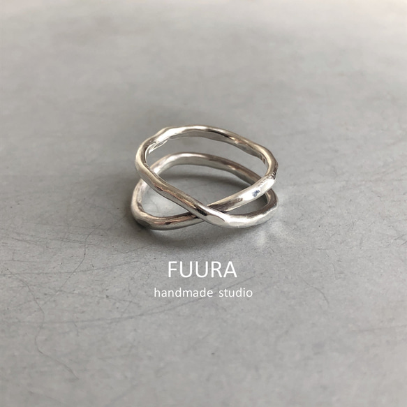 double ring silver /シルバー/リング/指輪/2連 指輪・リング FUURA