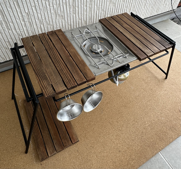 アイアンテーブル(ウォルナット版) アイアン工房 アイアンテーブル