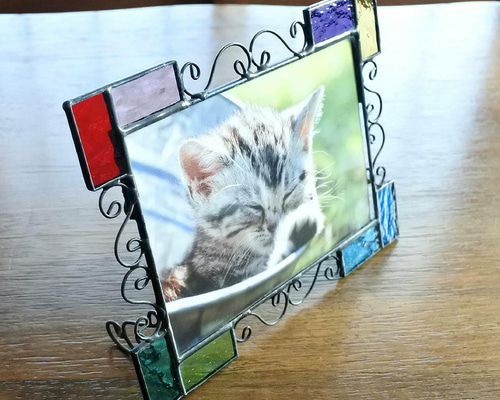 chiee　ステンドグラス用額縁・スタンドセット chiee ステンドグラス用額縁・スタンドセット chiee様専用