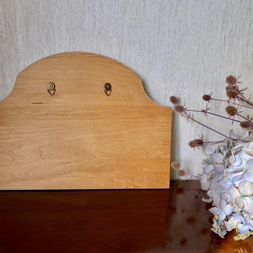 トールペイント：お花のプレート タペストリー オーナメント 花