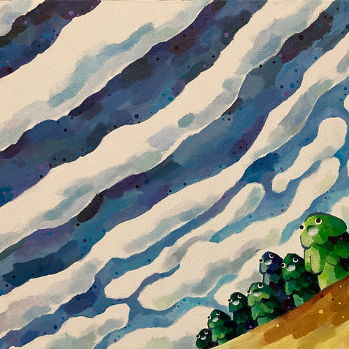 しましまの雲