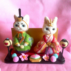 専用ページ　お雛様　ウエスティ　羊毛フェルト f5e9bb5abb80139b10b7107d81bf7c