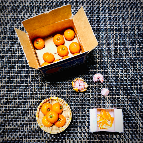 ハンドメイド ミニチュア みかん✩.*˚ その他インテリア雑貨 粋-sui