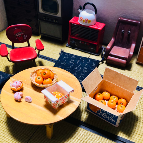 ●みかん●家具 ハンドメイド ミニチュア みかん✩.*˚ その他インテリア雑貨 粋-sui