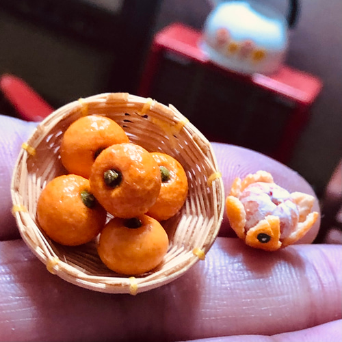 ハンドメイド ミニチュア みかん✩.*˚ その他インテリア雑貨 粋