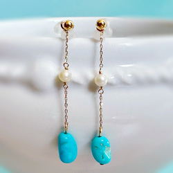 スリーピングビューティーターコイズピアス のおすすめ人気通販 検索