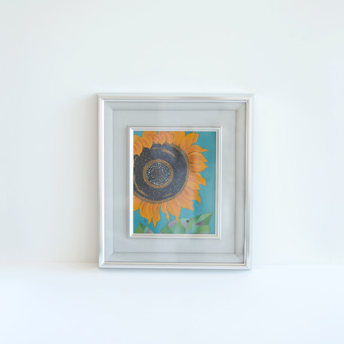 輪島塗パネル 輪島塗 三号パネル「赤富士」沈金｜しおやす漆器工房