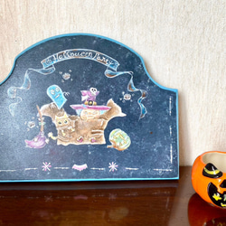 【トールペイント】ち手描きハロウィンプレート トールペイント】ち手描きハロウィンプレート トールペイント