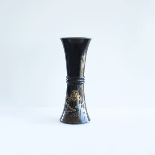伝統工芸・輪島塗 「熨斗型花器」 ～富士山～ 【3】 一輪挿し・花瓶