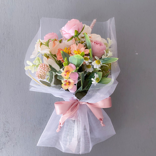 ラナンキュラスのインテリアブーケ アーティフィシャルフラワー 造花