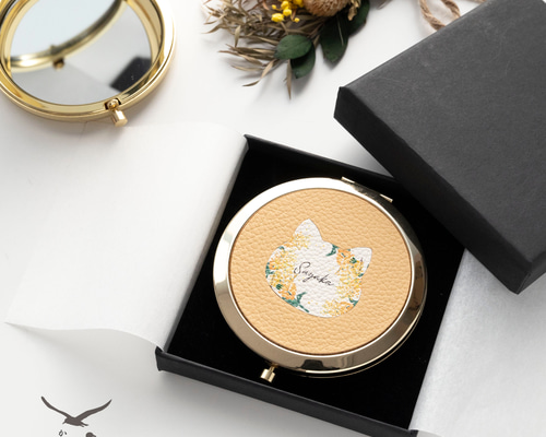 ピカピカ様専用‪ ハンドメイド メガネケース コンパクトミラーユキ‬