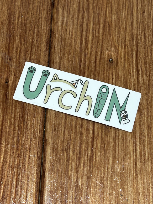 UrchIN (アーチン) 耐水性ステッカー 1枚目の画像