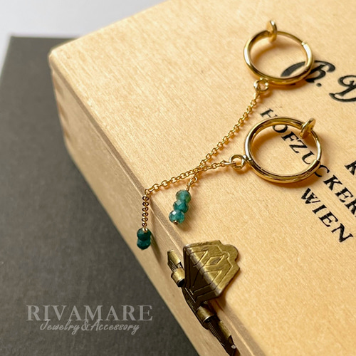 幻の青い宝石 グランディディエライトイヤリング レアストーン 最高