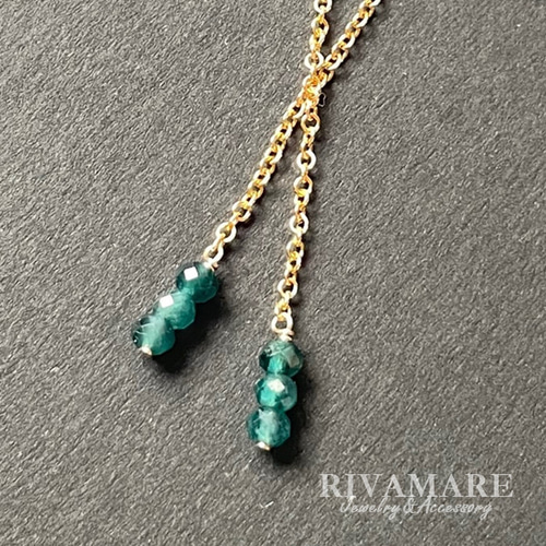 幻の青い宝石 グランディディエライトイヤリング レアストーン 最高