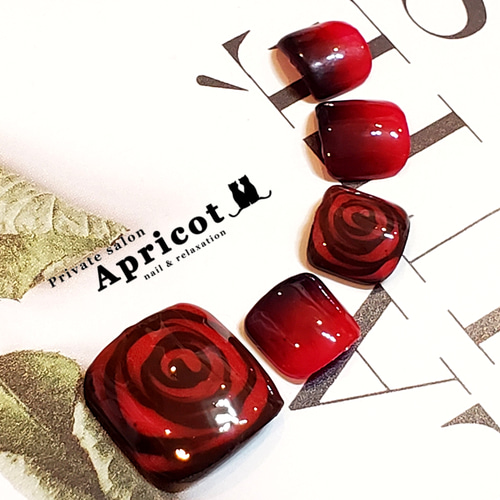 フットネイルチップ★親指★ジェルチップ★ Amazon | ネイルチップ 足 24枚入り 親指 ネイルシール 足 つけ爪