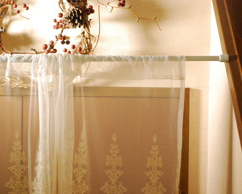 カフェカーテン☆シルクロードに想いを馳せて、窓辺に漂う異国気分