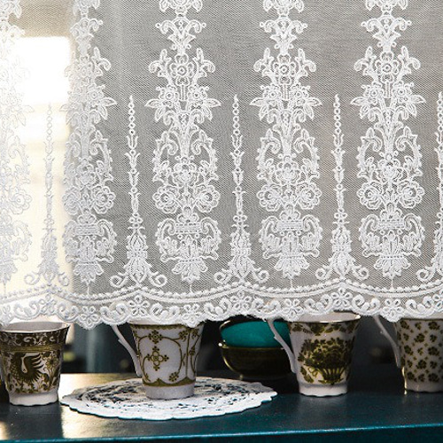 カフェカーテン☆シルクロードに想いを馳せて、窓辺に漂う異国