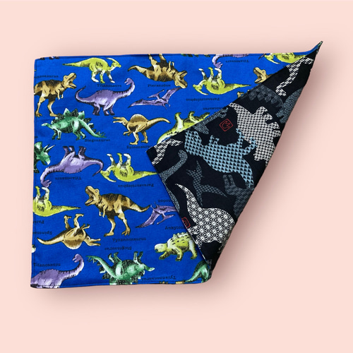 order】ランチョンマット恐竜カラフル入園入学オーダー名入れ