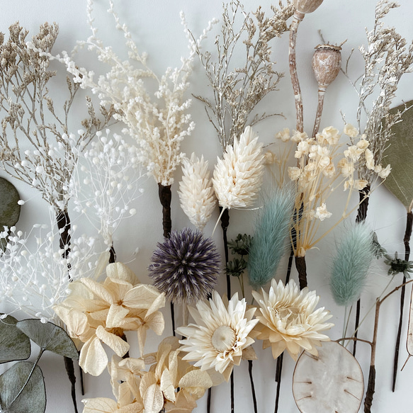 ドライフラワーヘッドパーツ H-061 ヘッドドレス（ウェディング