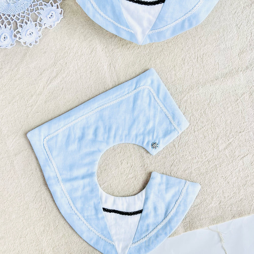 20％OFFセール中！】 セーラースタイ・スカイブルー⭐︎爽やかなつけ襟